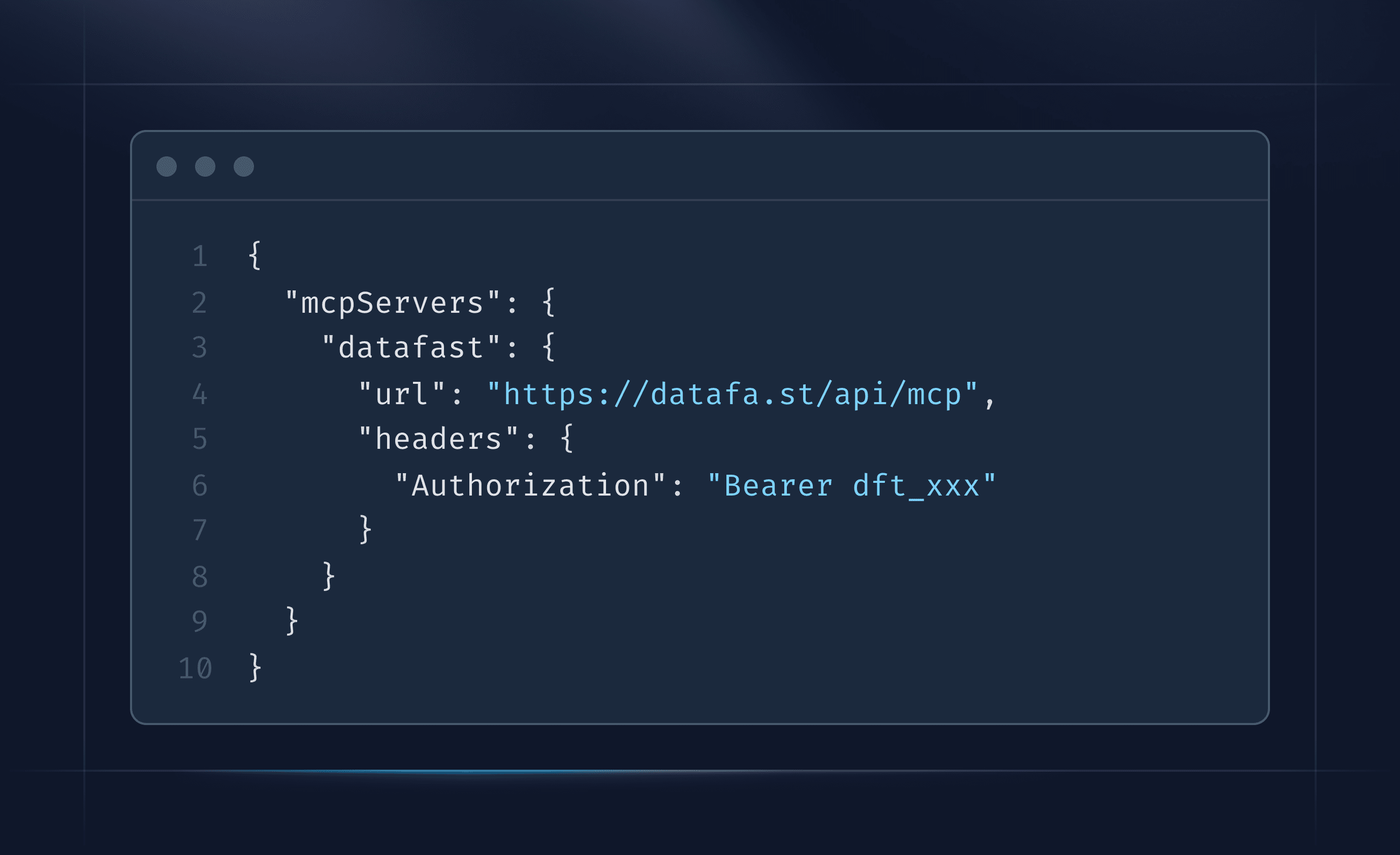 DataFast MCP server